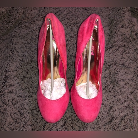 (Read description) Alba Footwear Hot Pink 5” Heels Elisa-1 Fuchsia size 8.5 - Picture 6 of 15